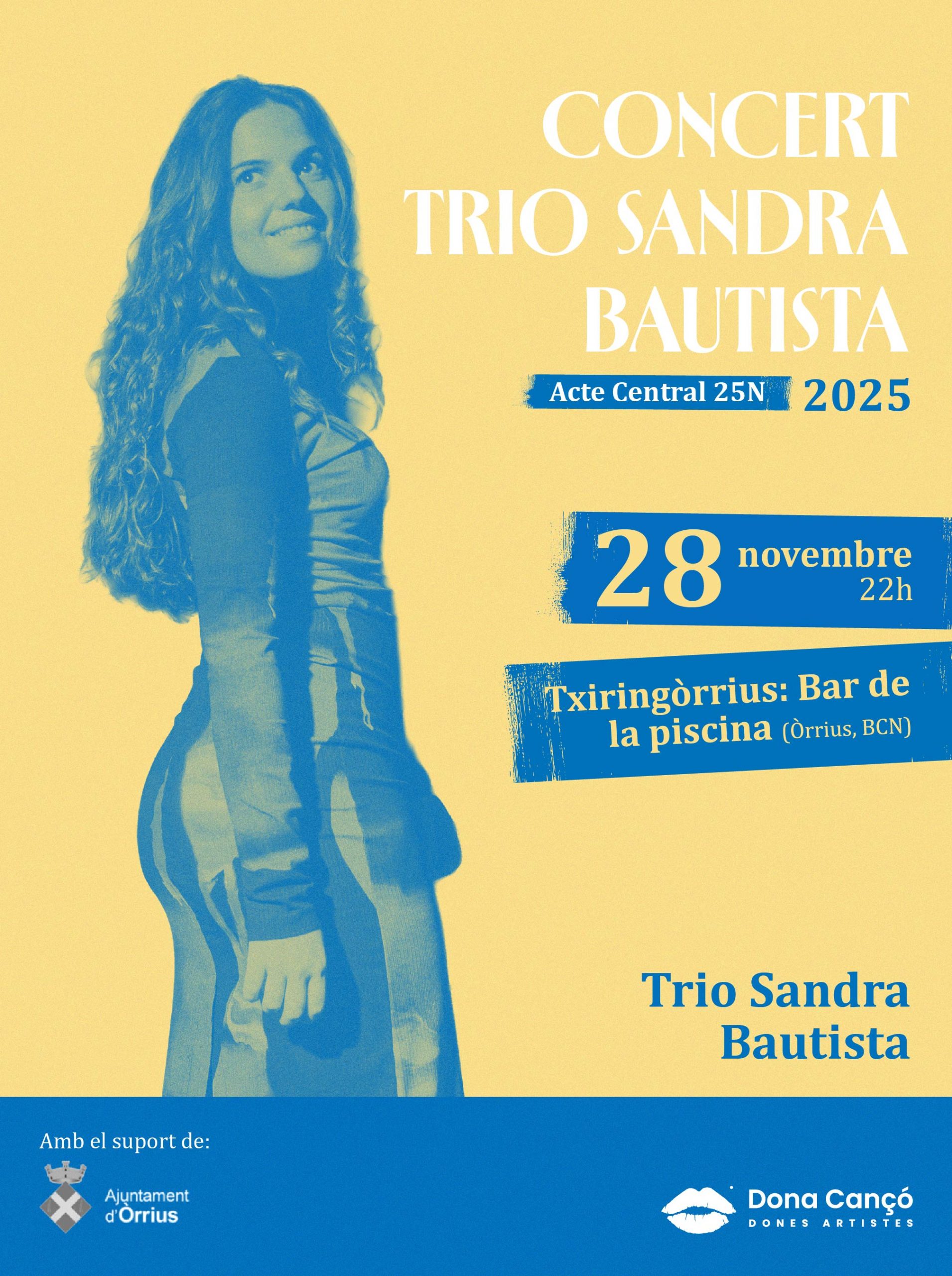 Concert Sandra Bautista 25N Barcelona