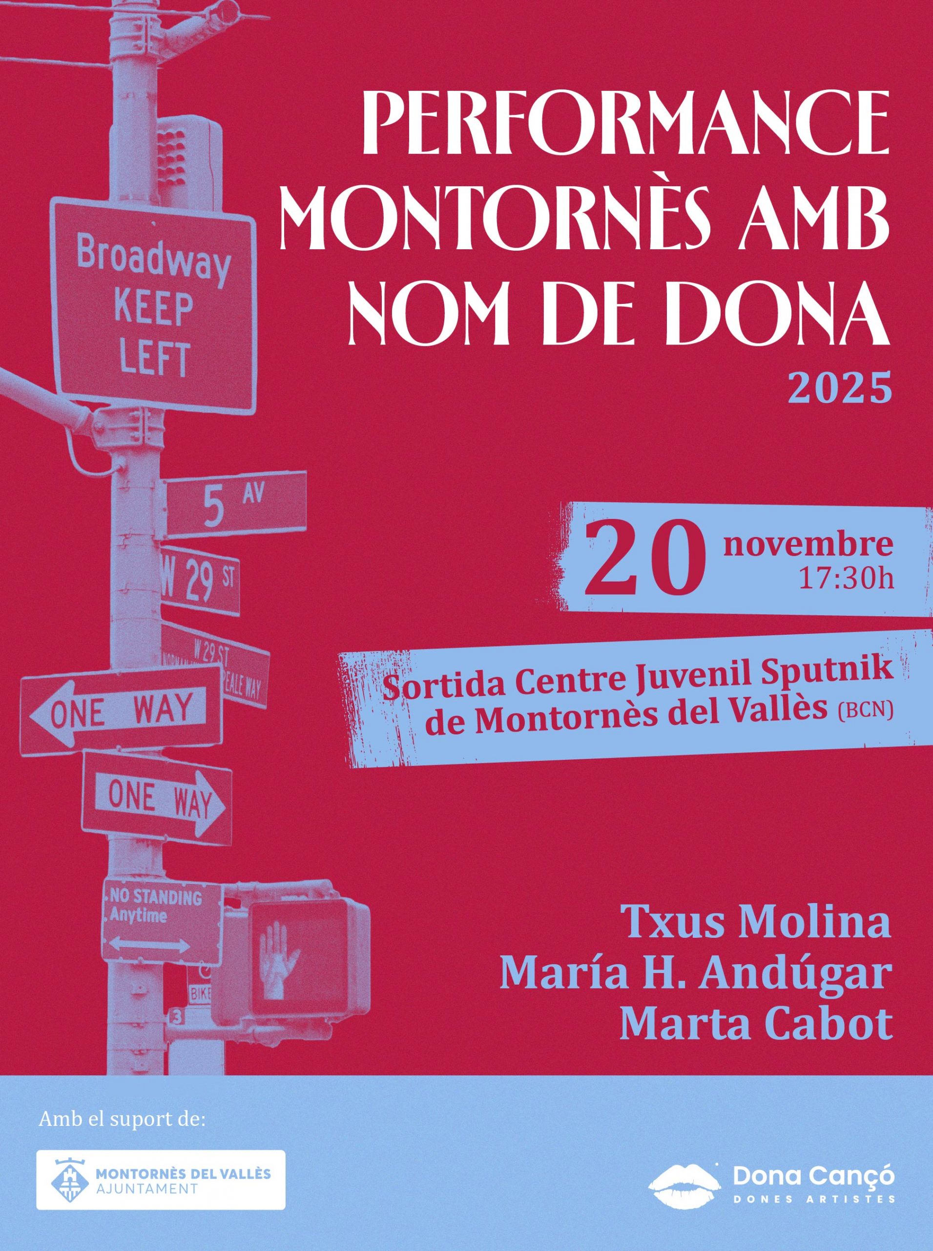 Performance Montornès amb Nom de Dona