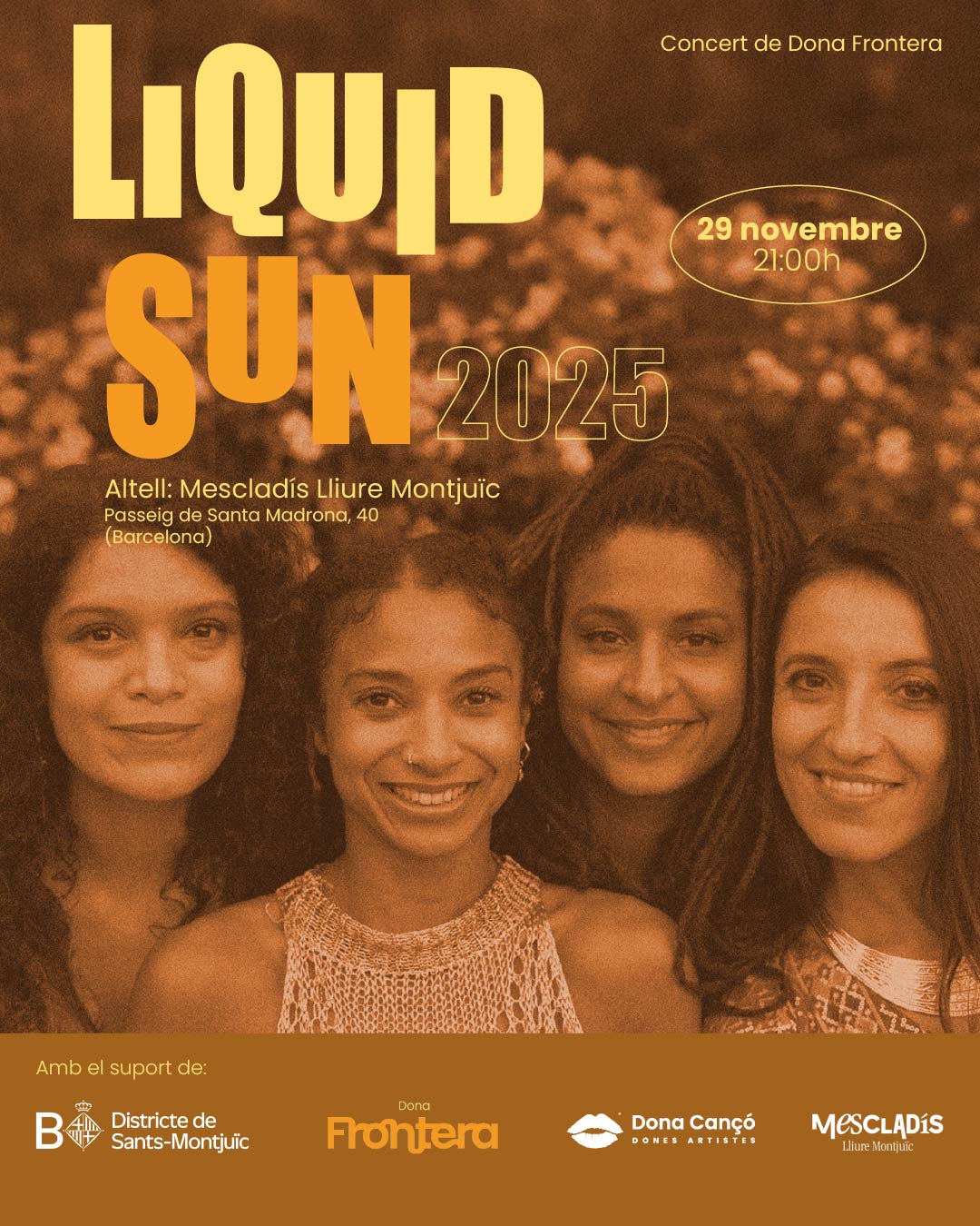 Concert de Dona Frontera amb Liquid Sun al restaurant Mescladís