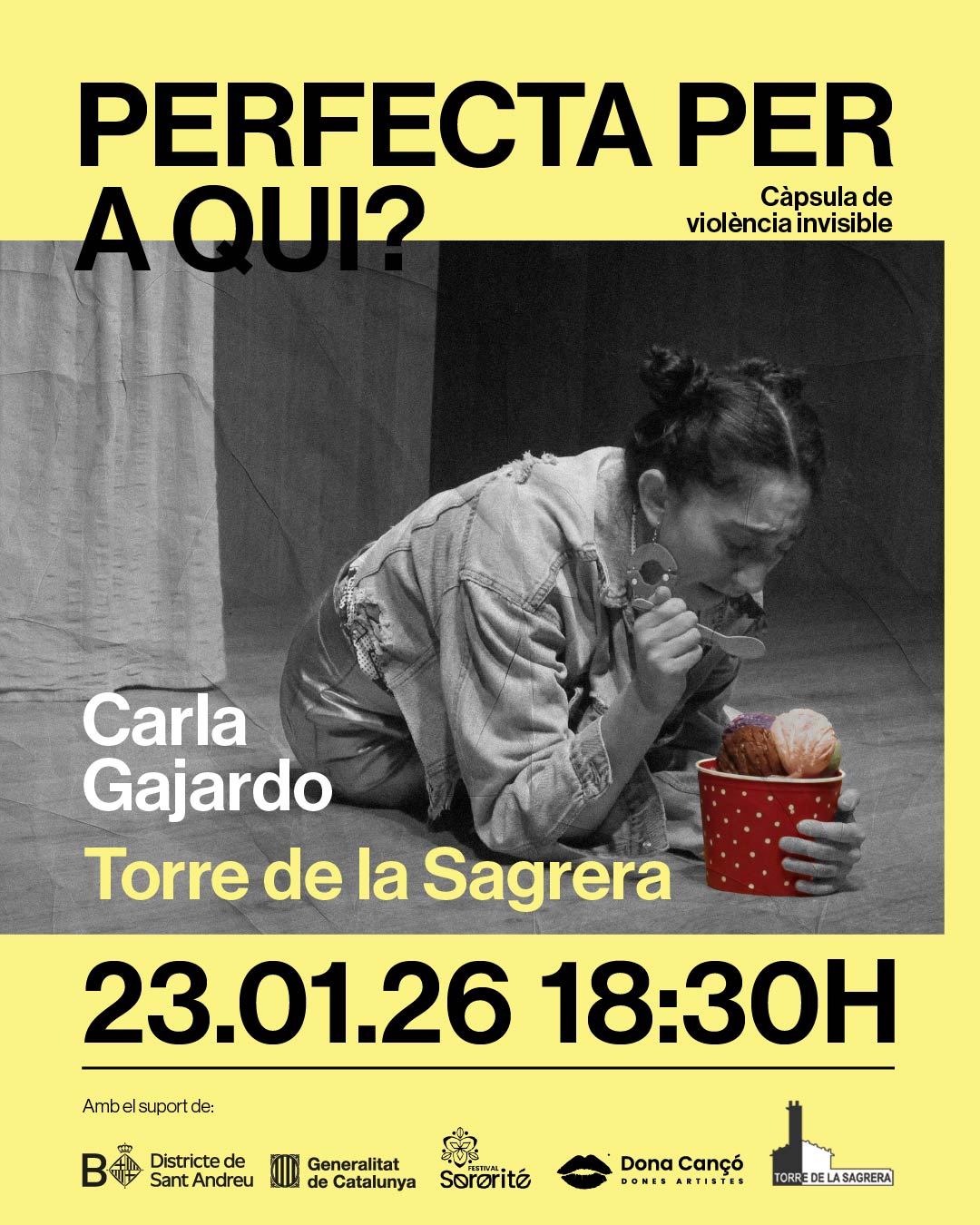 Perfecta per a qui? Performance sobre violència estètica.