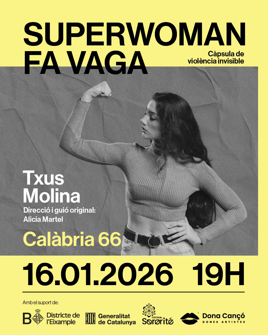 Monòleg feminista "Superwoman fa vaga"