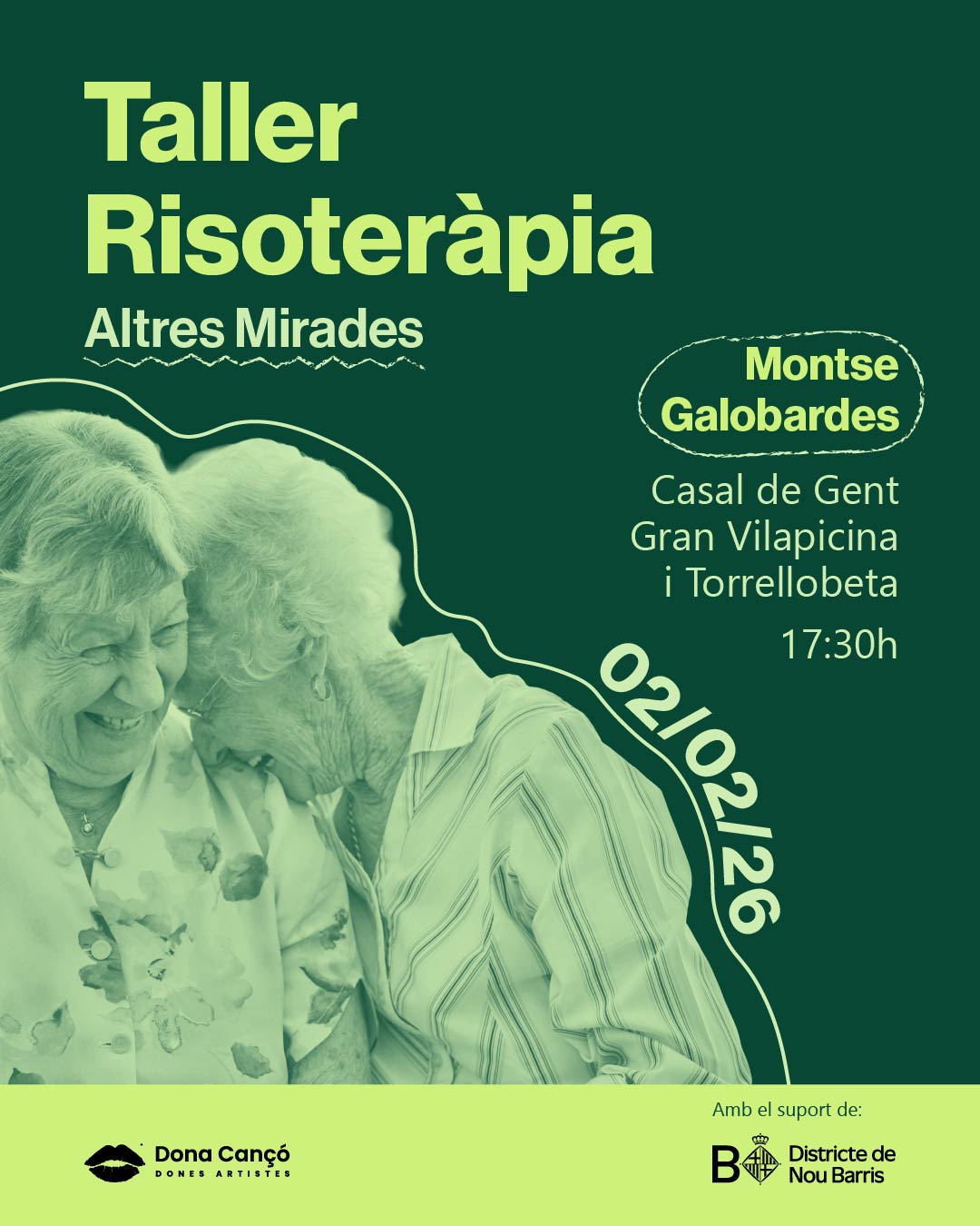 Taller de Risoteràpia amb Montse Galobardes a Barcelona